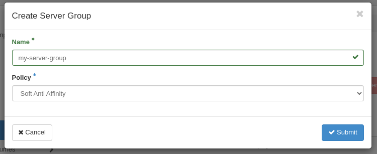 Configure Server Group